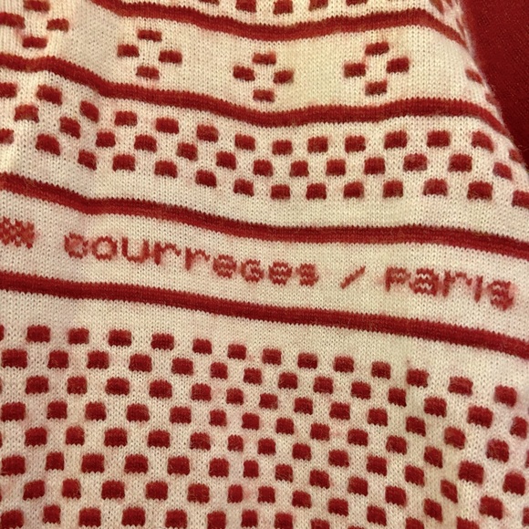 SOLD Courreges Paris vintage sweater - Picture 2 of 12